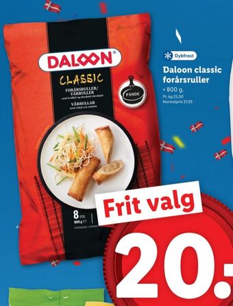 Lidl Daloon forårsruller tilbud