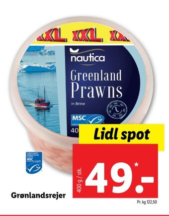 Lidl Nautica rejer tilbud