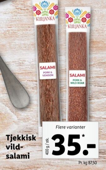 Kuljanka salami