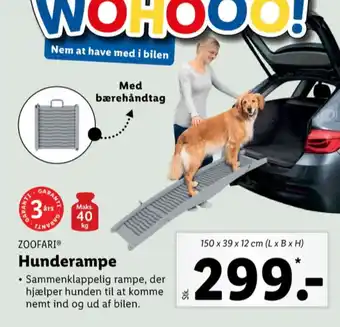 Lidl Zoofari rampe tilbud