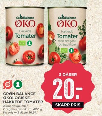 MENY Grøn balance tomater tilbud