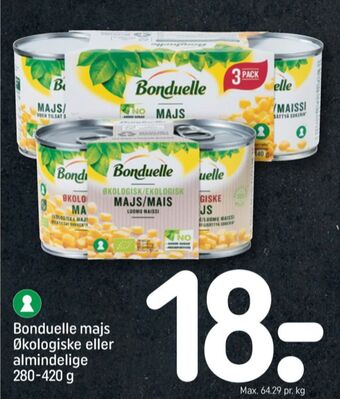 Bonduelle majs