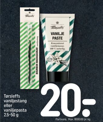 Tørsleff vaniljestang