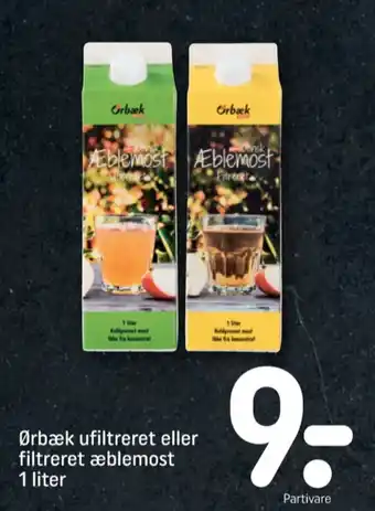 REMA 1000 Ørbæk æblemost tilbud