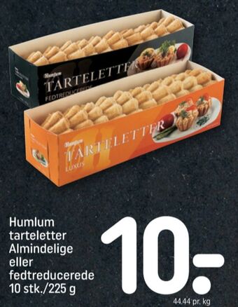 Humlum tarteletter