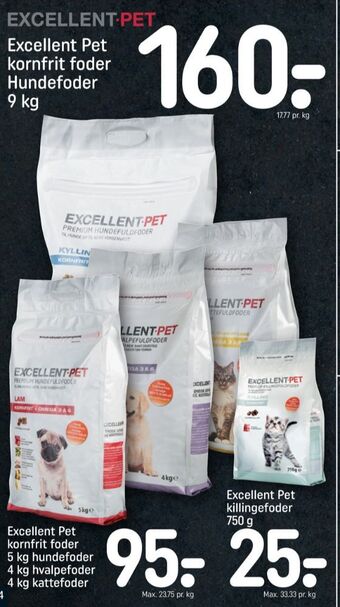 REMA 1000 Excellent pet kattefoder tilbud