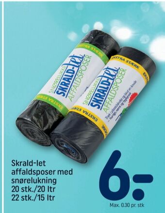 REMA 1000 Skrald-let affaldsposer tilbud