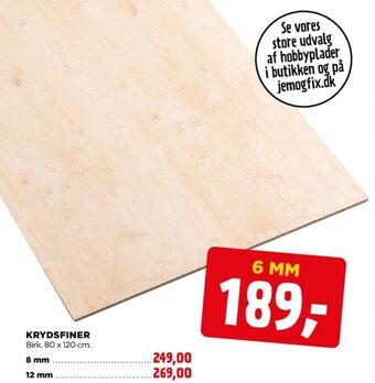 jem & fix Ukendt krydsfiner tilbud