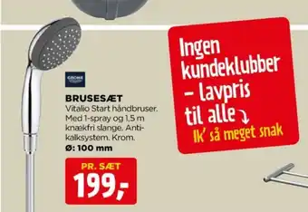 jem & fix Damixa brusestangsæt tilbud