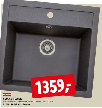 jem & fix Franke køkkenvask tilbud