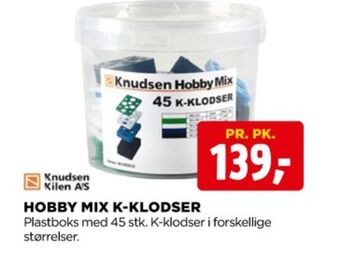 jem & fix Knudsen kilen k-klodser tilbud