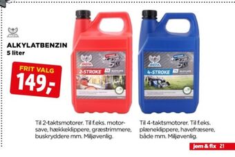 jem & fix Basta benzin tilbud