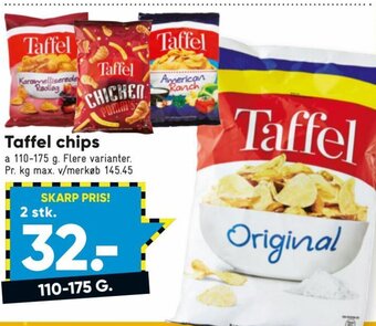 Bilka Taffel Chips tilbud