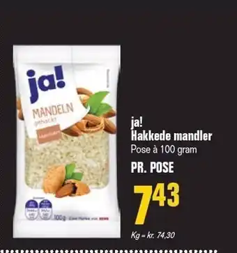 Poetzsch Padborg Hakkede mandler tilbud