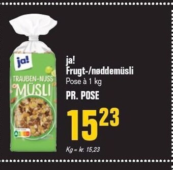 Poetzsch Padborg Frugt/nøddemüsli tilbud