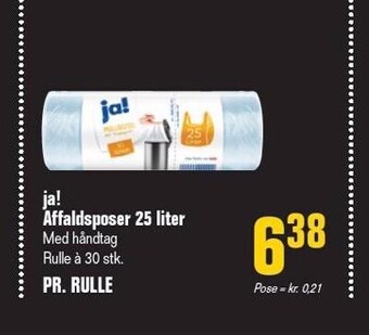 Poetzsch Padborg Ja! affaldsposer 25 liter tilbud