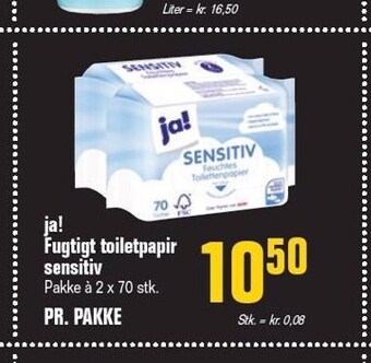 Poetzsch Padborg Ja! fugtigt toiletpapir sensitiv tilbud