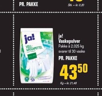 Poetzsch Padborg Ja! vaskepulver tilbud