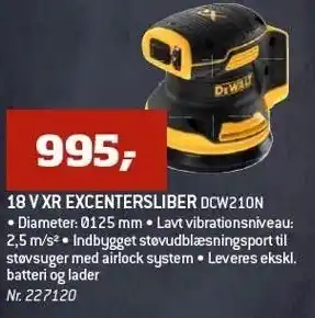 Bygma 18 v xr excentersliber tilbud