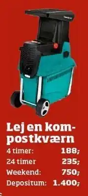 Lej en kompostkværn