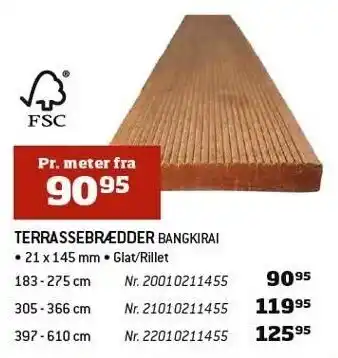 Terrassebrædder
