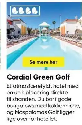 Cordial green golf
