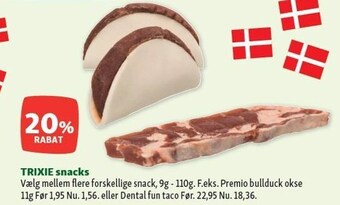 Maxi Zoo Trixie snacks tilbud