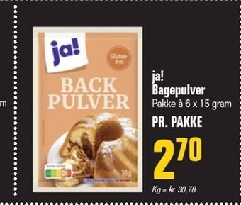 Otto Duborg Ja! bagepulver tilbud