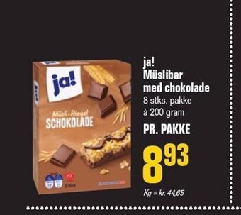Otto Duborg Müslibar med chokolade tilbud