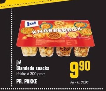 Otto Duborg Ja! blandede snacks tilbud