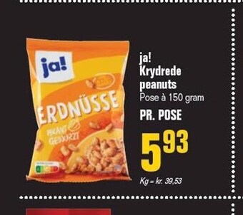 Otto Duborg Ja! krydrede peanuts tilbud
