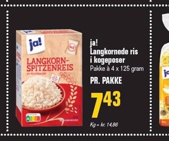 Otto Duborg Ja! langkornede ris i kogeposer tilbud