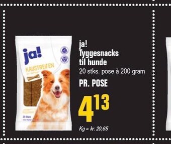 Otto Duborg Ja! tyggesnacks til hunde tilbud