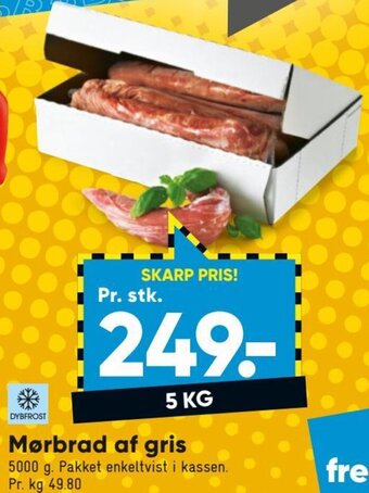Bilka Mørbrad af Gris tilbud