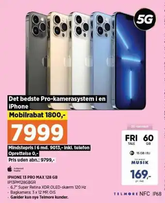 Power iPhone 13 Pro Max 128 Gb tilbud