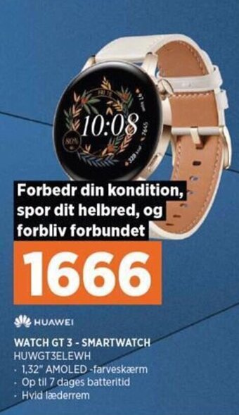 Power Huawei Watch GT 3 - Smartwatch tilbud