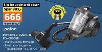 Power Paseløs Støvsuger tilbud