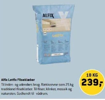 XL-BYG Alfix Letfix Fliseklæber tilbud