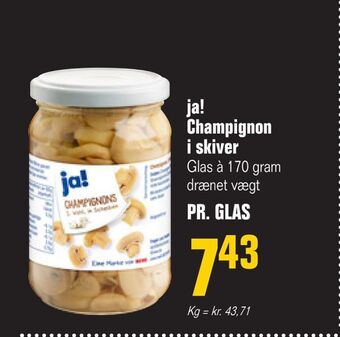 Otto Duborg Ja! champignon i skiver tilbud