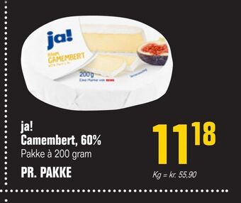 Otto Duborg Ja! camembert, 60% tilbud