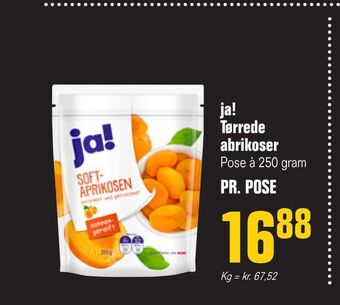 Otto Duborg Ja! tørrede abrikoser tilbud