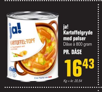 Poetzsch Padborg Ja! kartoffelgryde med pølser tilbud