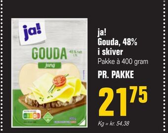 Poetzsch Padborg Ja! gouda, 48% i skiver tilbud