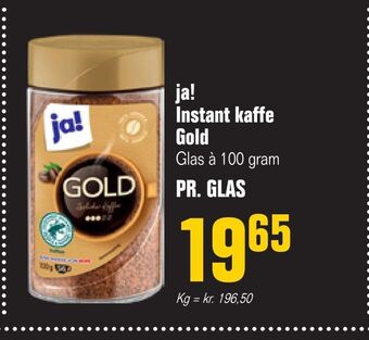 Poetzsch Padborg Ja! instant kaffe gold tilbud