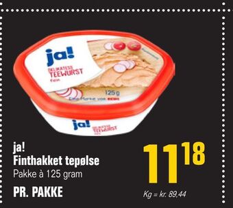 Poetzsch Padborg Ja! finthakket tepølse tilbud