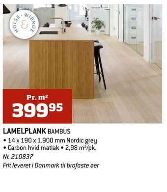Bygma Lamelplank bambus tilbud