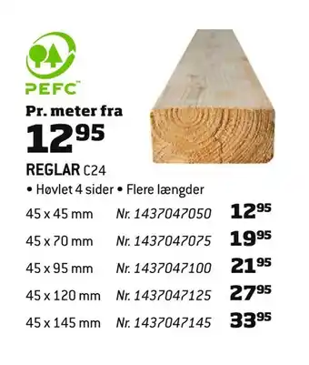 Bygma Reglar c24 tilbud