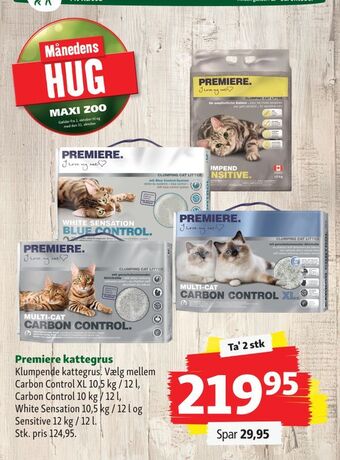Maxi Zoo Premiere kattegrus tilbud