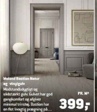 XL-BYG Moland Bastion Natur eg Vinylgulv tilbud
