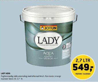 XL-BYG Lady Aqua tilbud